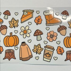 Pumpkin Season Cup Decal